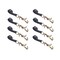 Tie 4 Safe 2" x 10' Tie Down Strap w/ TJ Cluster Hook for Wrecker Tow Truck Auto Hauling Black, 8PK TWS65-5210-TJ-BLK-8 - alternate 1